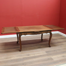 Load image into Gallery viewer, x SOLD Antique French Oak 2 Leaf Extension Dining Table, Kitchen Table with 2 Leaves B10688
