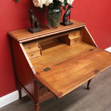 Load image into Gallery viewer, x SOLD Antique French Writing Bureau, 2 Drawer Drop Front Office Desk Bureau Cabinet B10206