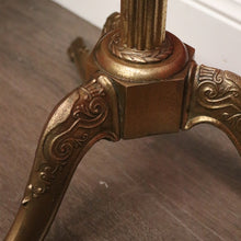 Load image into Gallery viewer, x SOLD Vintage French Brass Coat Rack, Free Standing Revolving Coat Tree Hat Scarf Rack B10498