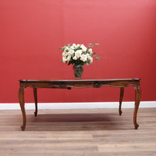 Load image into Gallery viewer, x SOLD Antique French Dining Table Antique Walnut 3 Leaf Extension Kitchen Dining Table B10689