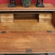 Load image into Gallery viewer, x SOLD Antique French Writing Bureau, 2 Drawer Drop Front Office Desk Bureau Cabinet B10206