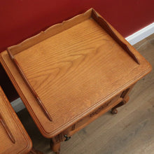 Load image into Gallery viewer, x SOLD Pair of Vintage French Bedside Table, Lamp Tables, Side Tables, Bedside Cabinets B10886