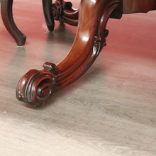 Load image into Gallery viewer, x SOLD Antique English Mahogany Dining Table Rectangular Pedestal Tilt Kitchen Table. B10272
