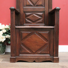 Load image into Gallery viewer, x SOLD Antique French Armchair, Priests Chair, Gothic Church Entry Foyer Chair B11086