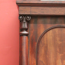 Load image into Gallery viewer, x SOLD Antique English Mahogany Hall Cabinet, Chiffonier Sideboard with Arched Doors. B11250