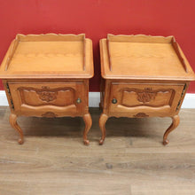 Load image into Gallery viewer, x SOLD Pair of Vintage French Bedside Table, Lamp Tables, Side Tables, Bedside Cabinets B10886