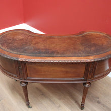 Load image into Gallery viewer, x SOLD Antique French Desk, Walnut and Leather Ladies Desk, Kidney Shaped Office Desk B10643