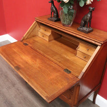 Load image into Gallery viewer, x SOLD Antique French Writing Bureau, 2 Drawer Drop Front Office Desk Bureau Cabinet B10206
