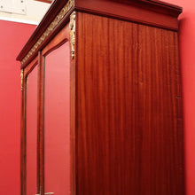 Load image into Gallery viewer, x SOLD Antique French Walnut 2 Door Armoire Wardrobe, 2 Door Bevelled Mirror Wardrobe. B10419