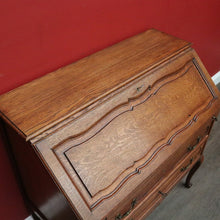 Load image into Gallery viewer, x SOLD Antique French Writing Bureau, 2 Drawer Drop Front Office Desk Bureau Cabinet B10206