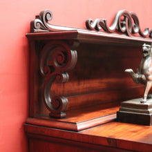 Load image into Gallery viewer, x SOLD Antique English Mahogany Hall Cabinet, Chiffonier Sideboard with Arched Doors. B11250