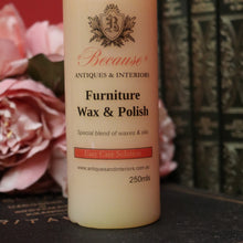Load image into Gallery viewer, 250ml Bottle of Because Antique Furniture Wax and Polish