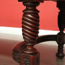 Load image into Gallery viewer, x SOLD Antique French Mahogany Dining Table, Kitchen Table with 3 Extension Leaves. B9874