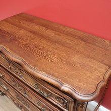 Load image into Gallery viewer, x SOLD Antique French Chest of Drawers, Oak 3 Drawer Hall Cabinet, Foyer Chest Drawers B10572