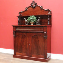 Load image into Gallery viewer, x SOLD Antique English Sideboard, Mahogany Chiffonier or Hall Cabinet Cupboard B11251