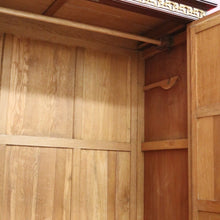 Load image into Gallery viewer, x SOLD Antique French Walnut 2 Door Armoire Wardrobe, 2 Door Bevelled Mirror Wardrobe. B10419