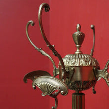 Load image into Gallery viewer, x SOLD Vintage French Brass Coat Rack, Free Standing Revolving Coat Tree Hat Scarf Rack B10498