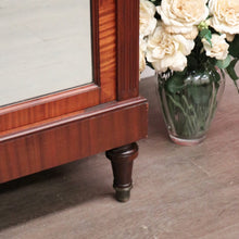 Load image into Gallery viewer, x SOLD Antique French Walnut 2 Door Armoire Wardrobe, 2 Door Bevelled Mirror Wardrobe. B10419
