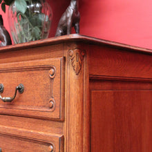 Load image into Gallery viewer, x SOLD Vintage French Chest of Drawers, Hall Cabinet Lamp Side Cupboard with 3 Drawers B10208
