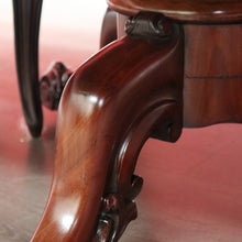 Load image into Gallery viewer, x SOLD Antique English Mahogany Dining Table Rectangular Pedestal Tilt Kitchen Table. B10272