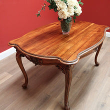 Load image into Gallery viewer, x SOLD Antique French Rosewood Dining Table, Gilt Brass Trim Kitchen Table Centre Table B10649