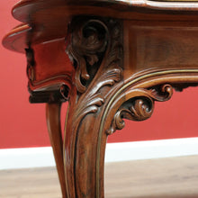 Load image into Gallery viewer, x SOLD Antique French Rosewood Dining Table, Gilt Brass Trim Kitchen Table Centre Table B10649