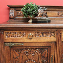 Load image into Gallery viewer, x SOLD Antique Sideboard, French Oak 3 Door, Drawer Sideboard Buffet Cabinet Cupboard B10294