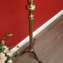 Load image into Gallery viewer, x SOLD Vintage French Brass Coat Rack, Free Standing Revolving Coat Tree Hat Scarf Rack B10498
