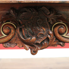 Load image into Gallery viewer, x SOLD Antique French Rosewood Dining Table, Gilt Brass Trim Kitchen Table Centre Table B10649