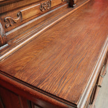 Load image into Gallery viewer, x SOLD Antique Sideboard, French Oak 3 Door, Drawer Sideboard Buffet Cabinet Cupboard B10294
