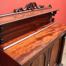 Load image into Gallery viewer, x SOLD Antique English Mahogany Hall Cabinet, Chiffonier Sideboard with Arched Doors. B11250