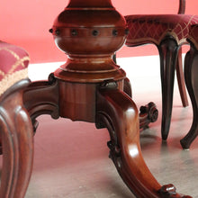 Load image into Gallery viewer, x SOLD Antique English Mahogany Dining Table Rectangular Pedestal Tilt Kitchen Table. B10272