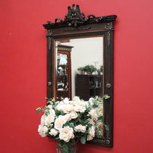Load image into Gallery viewer, x SOLD Antique French 1920's Eagle Mirror, Gilt Brass Bevelled Edge Eagle Wall Mirror. B10421