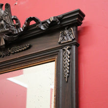 Load image into Gallery viewer, x SOLD Antique French 1920's Eagle Mirror, Gilt Brass Bevelled Edge Eagle Wall Mirror. B10421