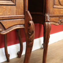Load image into Gallery viewer, x SOLD Pair of French Antique Bedside Tables, Bedside Cabinets, Lamp Tables Side B10567