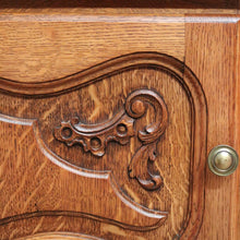 Load image into Gallery viewer, A pair of French Oak Lamp Tables, Side Tables, Bedside Tables. Two hall Cabinets B10920