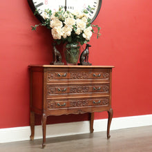 Load image into Gallery viewer, x SOLD Vintage French Oak Chest of Drawers, Hall Cabinet Bedside Table, Foyer Cupboard B10199