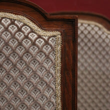 Load image into Gallery viewer, x SOLD Set of 8 Antique French Dining Chairs or Kitchen Chairs, Fabric Backs and Seats. B10516