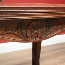Load image into Gallery viewer, x SOLD Antique French Oak Two Leaf Dining or Kitchen Table, parquetry Table Top B11226