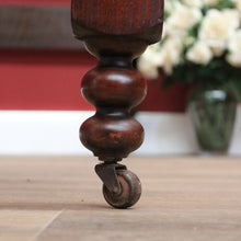 Load image into Gallery viewer, x SOLD Antique Australian Cedar Single Carved Bed, Head, Foot and rails B10733
