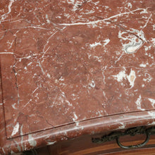 Load image into Gallery viewer, x SOLD Antique French Chest of Drawers, Antique Walnut, Brass, Marble Chest of Drawers B10781