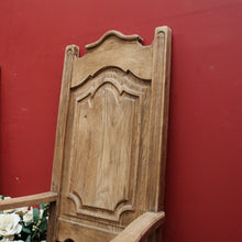 Load image into Gallery viewer, x SOLD Pair Antique French Oak Armchairs, Arm Chairs, Hall Chairs Dining Table Carvers B11199