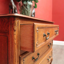 Load image into Gallery viewer, x SOLD Vintage French Chest of Drawers, Hall Cabinet Lamp Side Cupboard with 3 Drawers B10208