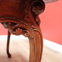Load image into Gallery viewer, x SOLD Antique French Rosewood Dining Table, Gilt Brass Trim Kitchen Table Centre Table B10649