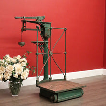 Load image into Gallery viewer, x SOLD Antique Railway Luggage Scales, Bowrey Bros Brothers Sydney Antique Scales. B10291