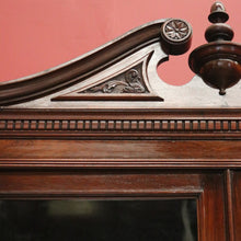 Load image into Gallery viewer, x SOLD Antique English Mahogany China Cabinet, Bookcase, 2 Door Hall Cabinet Cupboard B10994