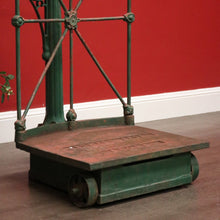 Load image into Gallery viewer, x SOLD Antique Railway Luggage Scales, Bowrey Bros Brothers Sydney Antique Scales. B10291