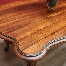 Load image into Gallery viewer, x SOLD Antique French Rosewood Dining Table, Gilt Brass Trim Kitchen Table Centre Table B10649