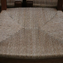 Load image into Gallery viewer, x SOLD Ten Antique French Dining Chairs, Ladder Back Kitchen Chairs with Rush Seats B10944