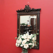 Load image into Gallery viewer, x SOLD Antique French 1920's Eagle Mirror, Gilt Brass Bevelled Edge Eagle Wall Mirror. B10421